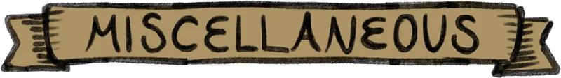 Miscellaneous
